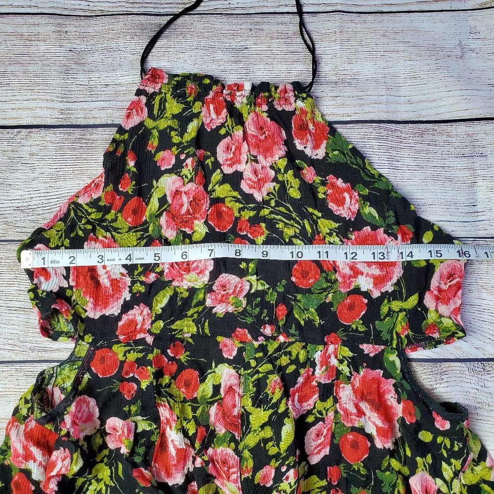 Free People Romper Floral Backless - Picture 8 of 9